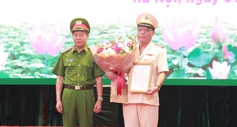 Bổ nhiệm Thiếu tướng Nguyễn Hải Trung giữ chức vụ Giám đốc Công an TP Hà Nội