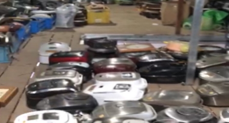 Phát hiện kho tập kết hàng điện tử, điện lạnh nghi nhập lậu 