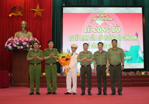 Công an Hòa Bình có thêm 1 Phó Giám đốc
