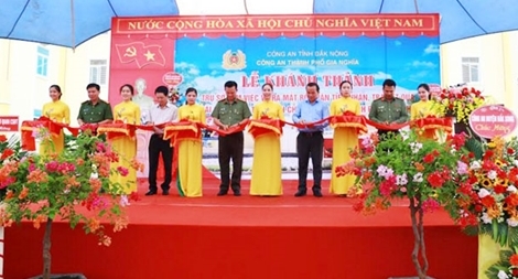 Công an TP Gia Nghĩa khánh thành trụ sở làm việc và ra mắt bộ phận một cửa
