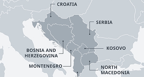 "Tiểu Schengen" phía tây bán đảo Balkan