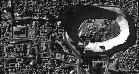 Máy bay do thám ghi lại lịch sử các thành phố ở Trung Đông