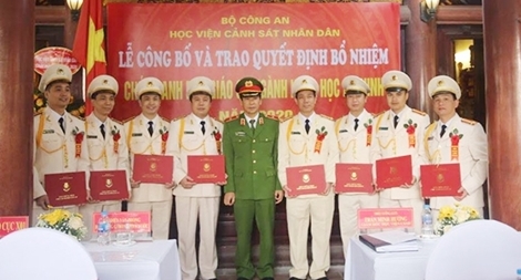 Học viện CSND vinh danh các nhà giáo được bổ nhiệm chức danh PGS năm 2020