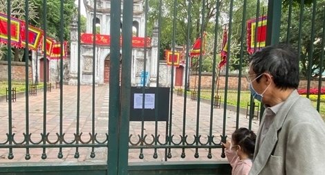 Nhiều di tích, đình, chùa đóng cửa để chống dịch COVID-19