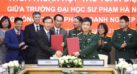 ĐH Sư phạm Hà Nội hợp tác chiến lược cùng Viettel ứng dụng các giải pháp chuyển đổi số