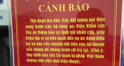 Kịp thời ngăn chặn các vụ lừa đảo chuyển tiền tại ngân hàng