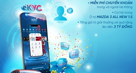 Trải nghiệm eKYC với VietinBank, cơ hội nhận ngay ô tô Mazda 3