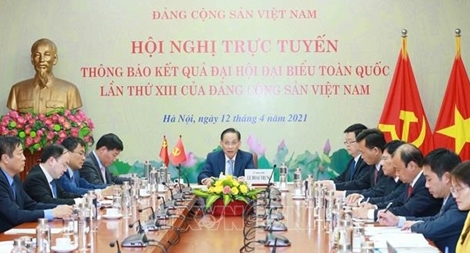 Thông báo kết quả Đại hội lần thứ XIII của Đảng ta tới Đảng Cộng sản Trung Quốc