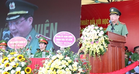 Bế giảng chương trình huấn luyện đầu khoá học viên các trường CAND năm học 2020-2021