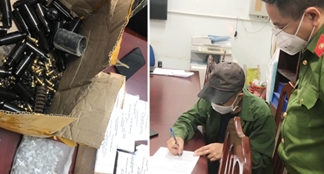 Bán linh kiện súng tự chế qua bưu điện