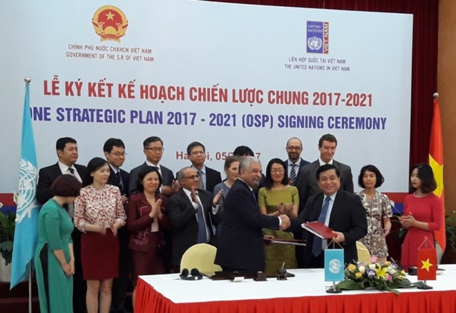 Chính phủ Việt Nam và Liên Hợp Quốc ký kết Kế hoạch Chiến lược chung giai đoạn 2017 - 2021