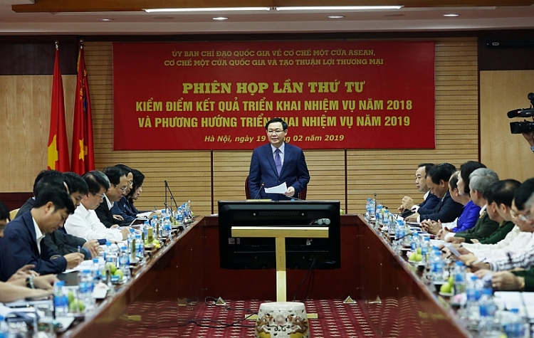 Năm 2019, cần tạo bứt phá trong thực hiện Cơ chế một cửa quốc gia 