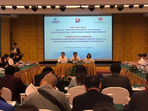 Không đạt được mục tiêu 1 triệu doanh nghiệp hoạt động năm 2020 