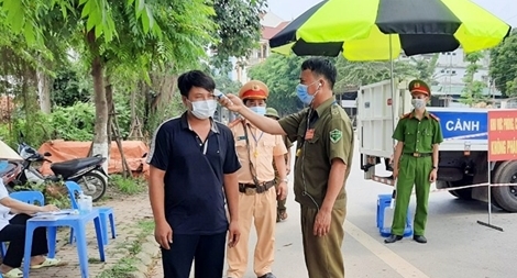 Vĩnh Phúc cách ly thị trấn Yên Lạc 