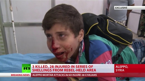 Pháo kích dữ dội ở phía Tây Aleppo, nhiều người bị thương và thiệt mạng