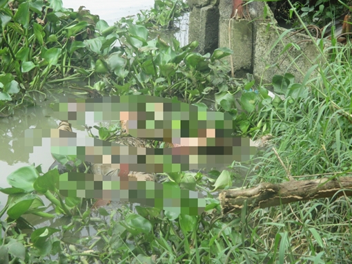 Phát hiện thi thể mặc áo phật tử nổi trên kênh Xáng