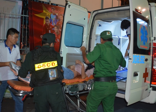 Các lực lượng CAND bảo vệ thành công buổi giao lưu của U23 VN tại TP Hồ Chí Minh