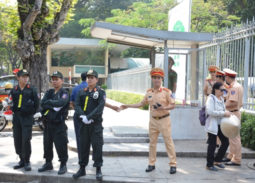 Đảm bảo an ninh trật tự những ngày diễn ra quốc tang