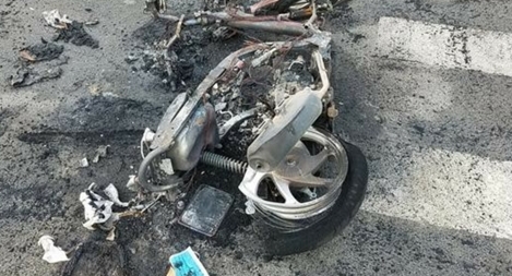 Hai nhóm hỗn chiến, đốt xe sau khi can ngăn 2 cô gái đánh nhau