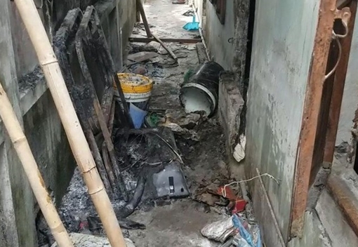 Cháy nhà trọ sau cãi nhau, một người bỏng nặng