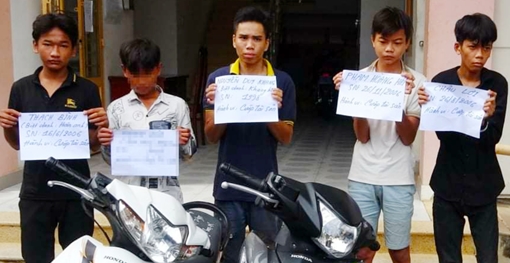 Băng cướp "nhí" gây hàng loạt vụ cướp để mua ma túy và chơi game