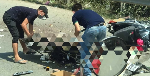 Ôm cua, xe bồn cán tử vong người đàn ông đi xe máy