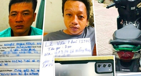 2 tên cướp giật bị "tóm" khi chui vào nhà dân trốn 