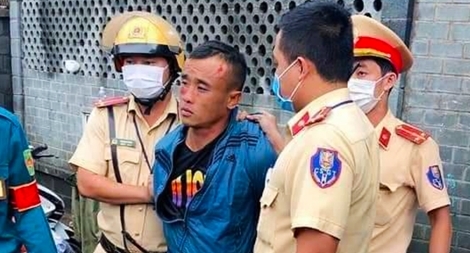 "Tóm gọn" tên cướp ngay chốt kiểm soát phòng chống dịch