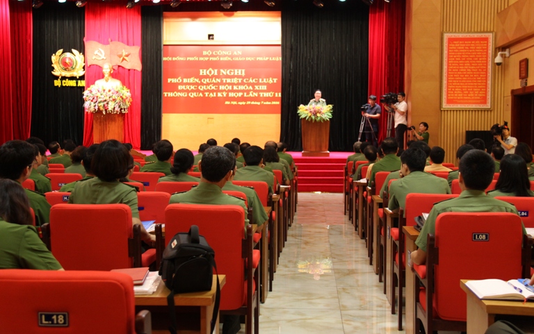 Phổ biến, quán triệt 4 luật liên quan đến CAND được Quốc hội Khóa XIII thông qua