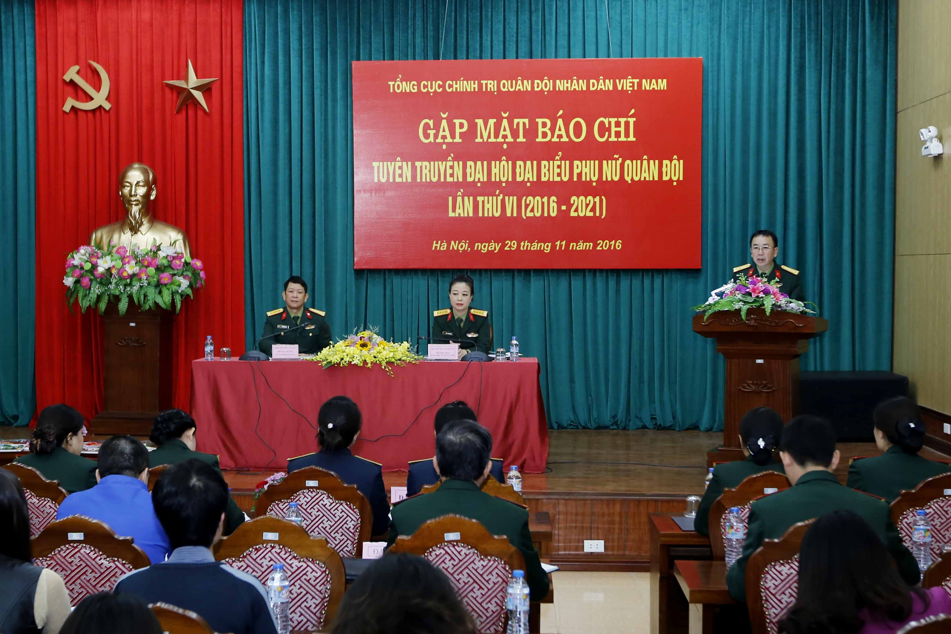 370 đại biểu sẽ tham dự Đại  hội đại biểu Phụ nữ Quân đội lần thứ VI, nhiệm kỳ (2016-2021)