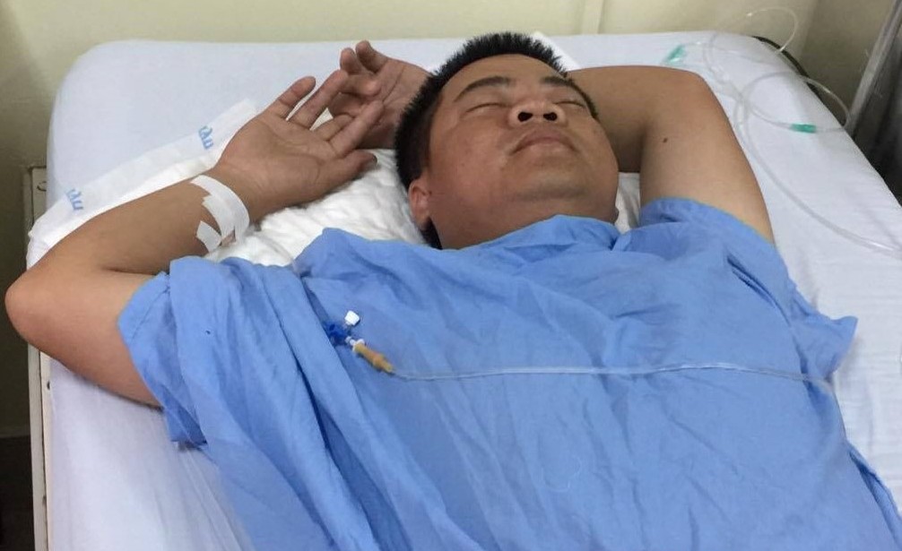 Bắt khẩn cấp lái xe container hất văng chiến sĩ CSGT xuống đường