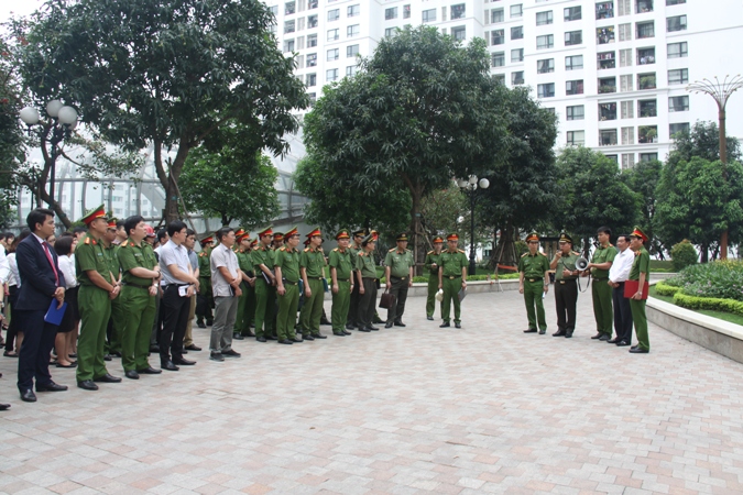 Kiểm tra đột xuất công tác PCCC Khu đô thị Times City