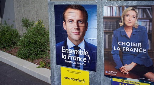 Hai ứng viên Tổng thống Pháp đã bỏ phiếu