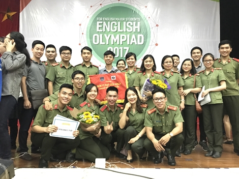 Học viện An ninh Nhân dân giành Quán quân Olympic tiếng Anh chuyên toàn quốc 2017