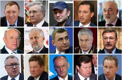 Nhiều nhân vật thân cận với Tổng thống Nga Putin vào tầm ngắm trừng phạt của Mỹ