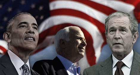 Ba cựu Tổng thống Mỹ tham dự đám tang ông McCain 