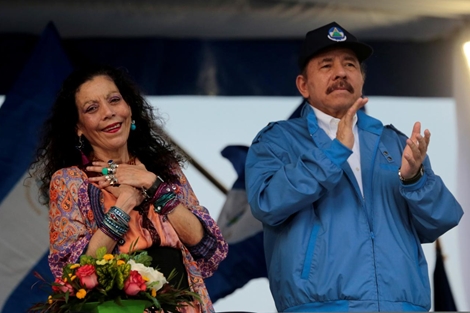 Mỹ đóng băng tài sản trừng phạt cả vợ Tổng thống Nicaragua 