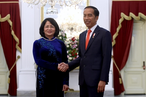 Phó Chủ tịch nước tham dự Lễ nhậm chức Tổng thống và Phó Tổng thống Indonesia