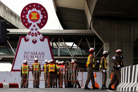 17 ngàn cảnh sát bảo vệ cho hội nghị ASEAN và EAS