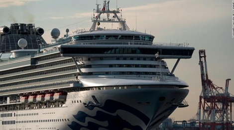 Ngày càng nhiều ca nhiễm virus Corona trên tàu Diamond Princes