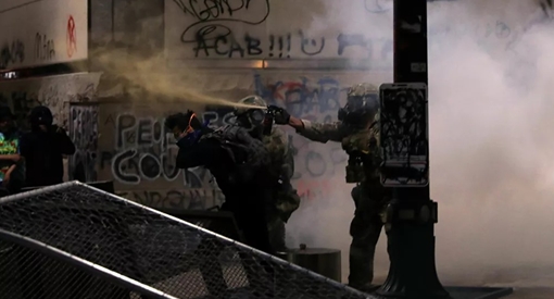 Thị trưởng ở Mỹ bị xịt hơi cay vì tham gia biểu tình 