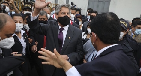 Trong một tuần, Peru thay đến 3 tổng thống 