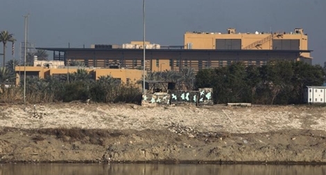 "Vùng Xanh" tại Iraq lại hứng chịu mưa tên lửa