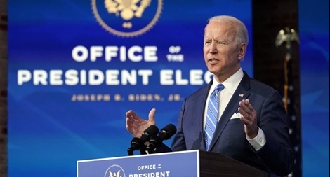 Tổng thống đắc cử Mỹ công bố gói cứu trợ gần hai nghìn tỷ USD