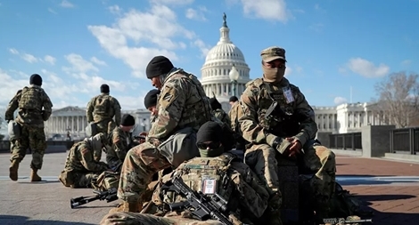 Lo ngại biểu tình, 5.000 binh sĩ ở lại thủ đô nước Mỹ đến hết tháng 3