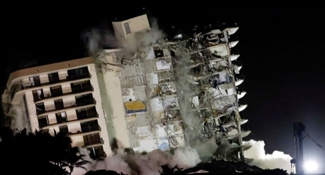 Tìm thấy thi thể cuối cùng trong vụ sập chung cư Florida, 98 người tử vong