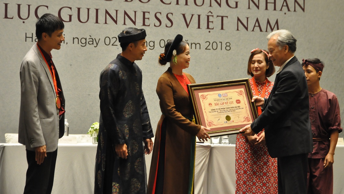 "Tinh hoa Bắc bộ" xác lập 2 kỷ lục Việt Nam