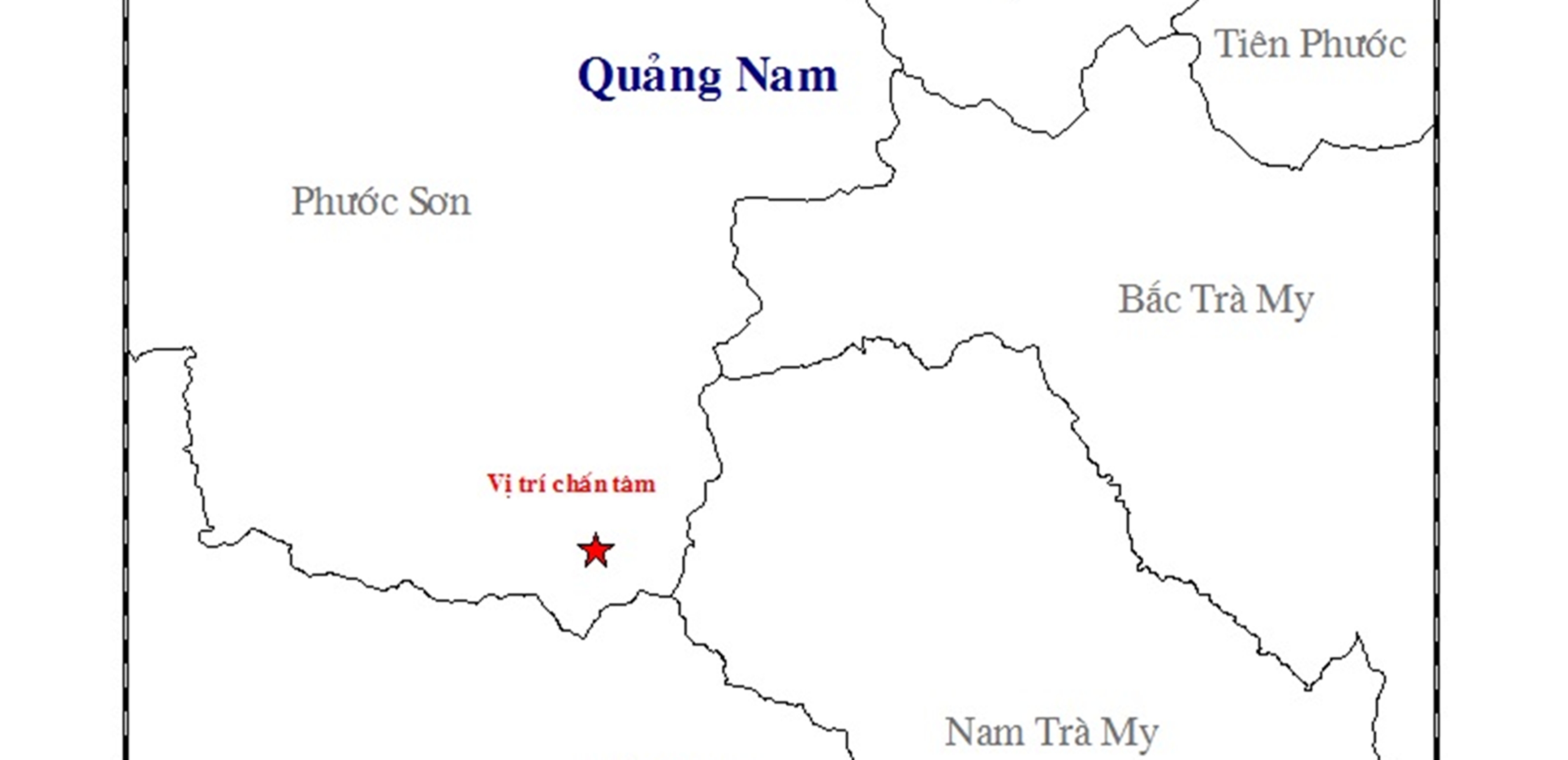 Lại xảy ra động đất tại Quảng Nam