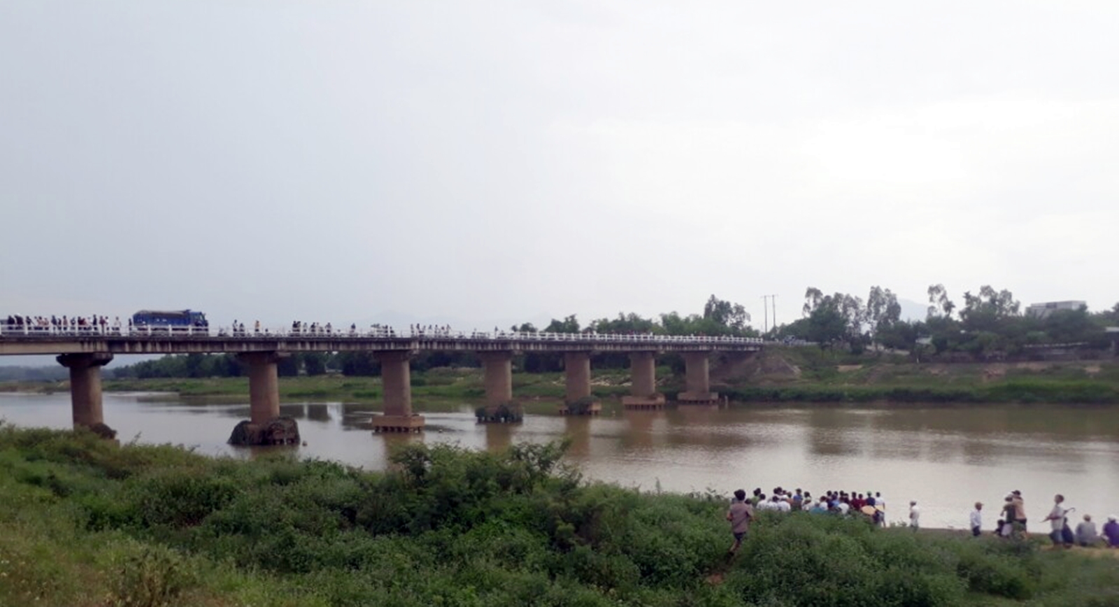 Nam thanh niên bị nước cuốn trôi, mất tích trên sông Vu Gia