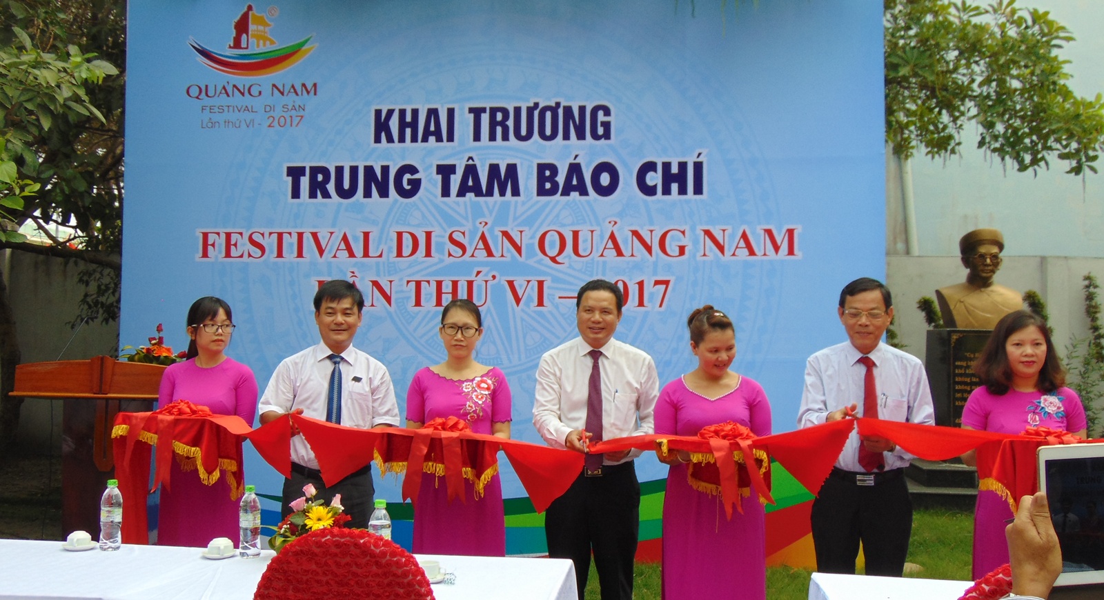Khai trương Trung tâm báo chí Festival Di sản Quảng Nam lần thứ VI-2017
